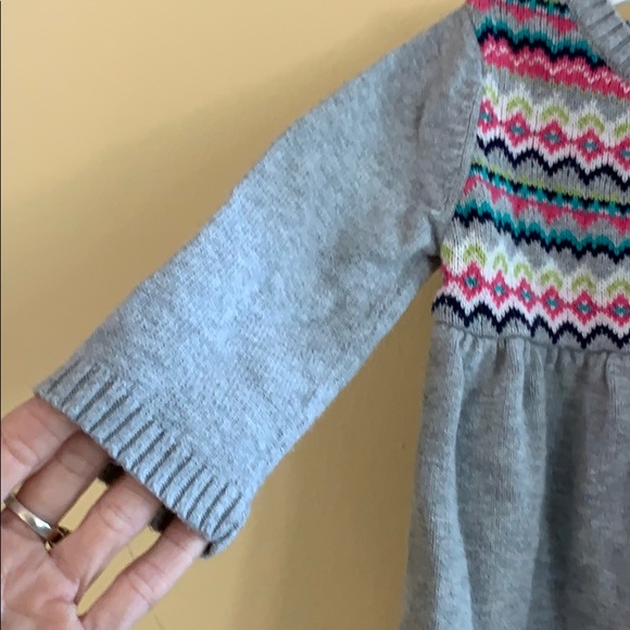 Girls Carter sweater dress 12M fall/Christmas - Picture 6 of 7